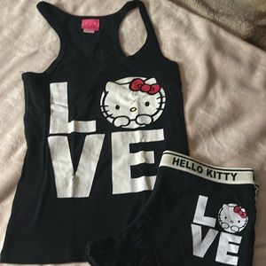 Gently Used Hello Kitty Sleepwear